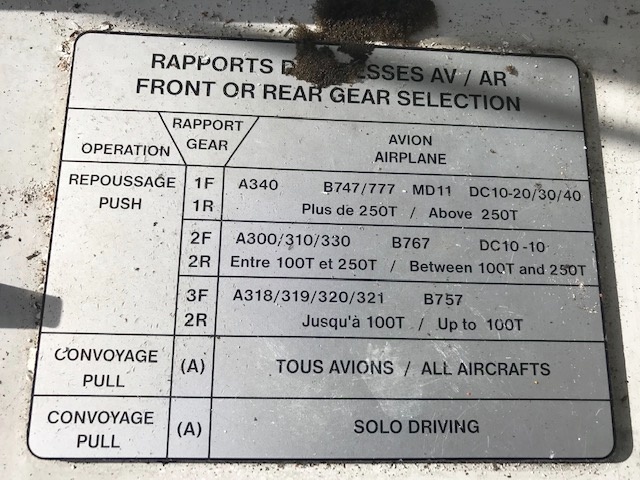 Push Back Tractor TLD TMX-400