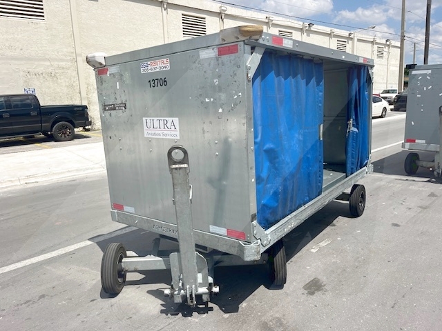 Baggage Carts Closed Iscar BCL-8 Galvanized 2023