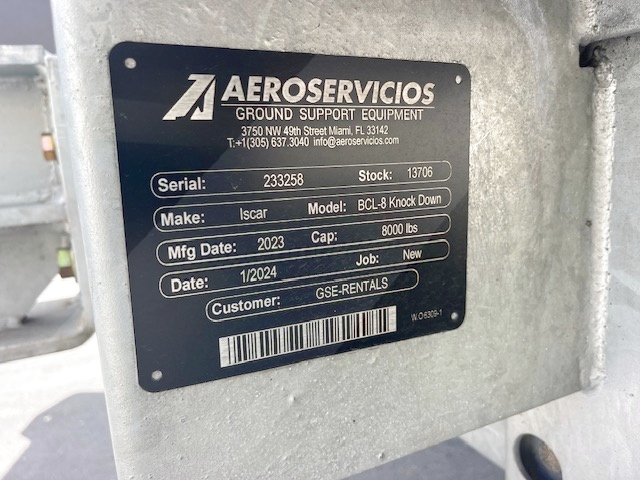 Baggage Carts Closed Iscar BCL-8 Galvanized 2023