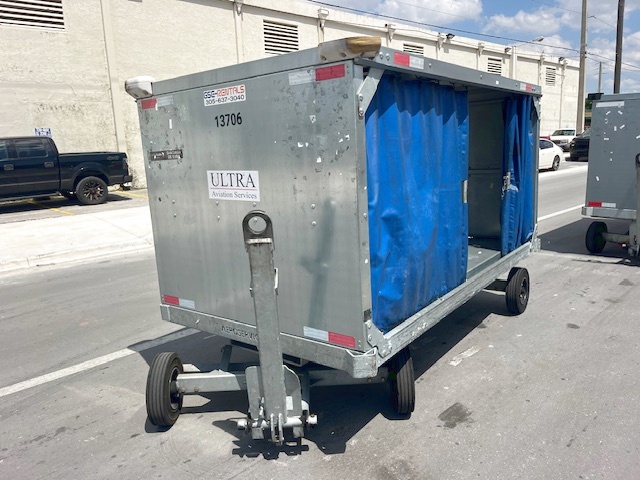 Baggage Carts Closed Iscar BCL-8 Galvanized 2023