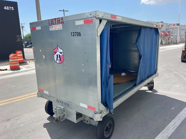 Baggage Carts Closed Iscar BCL-8 Galvanized 2023