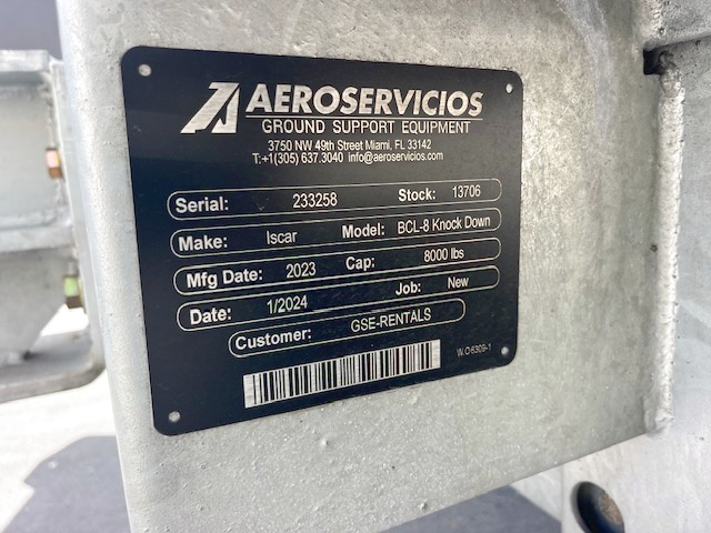 Baggage Carts Closed Iscar BCL-8 Galvanized 2023