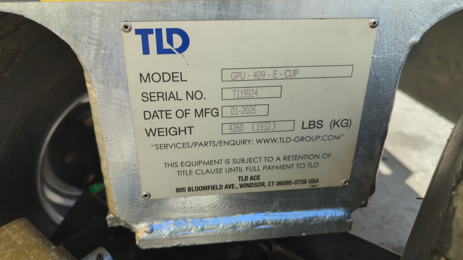 Ground Power Unit TLD GPU 409-E-CUP T3