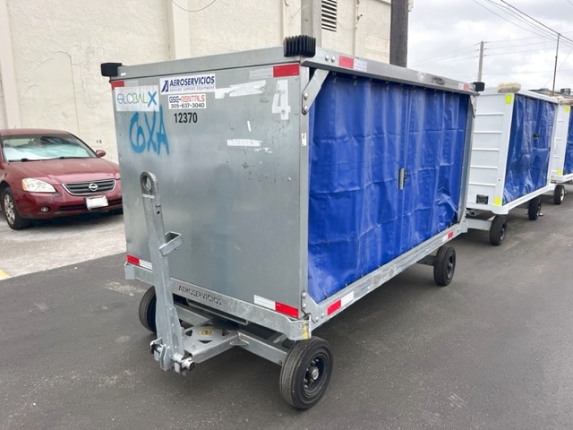 Baggage Carts Closed Iscar BCL-8 Galvanized 2022