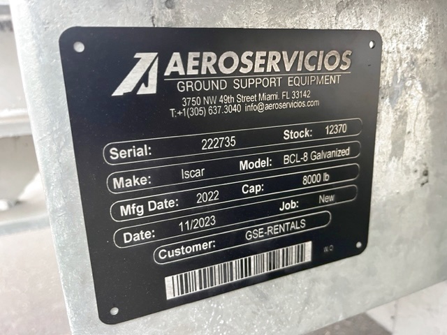 Baggage Carts Closed Iscar BCL-8 Galvanized 2022