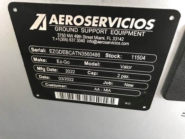 EZ-GO Valor Gas Golf Cart