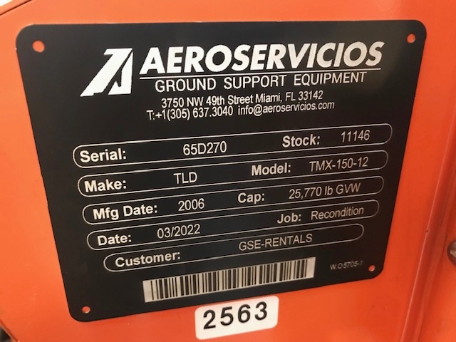 Push Back Tractor TLD TMX-150-12