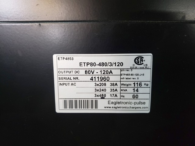 Battery Charger Eagletronic EP 4803- 240 V