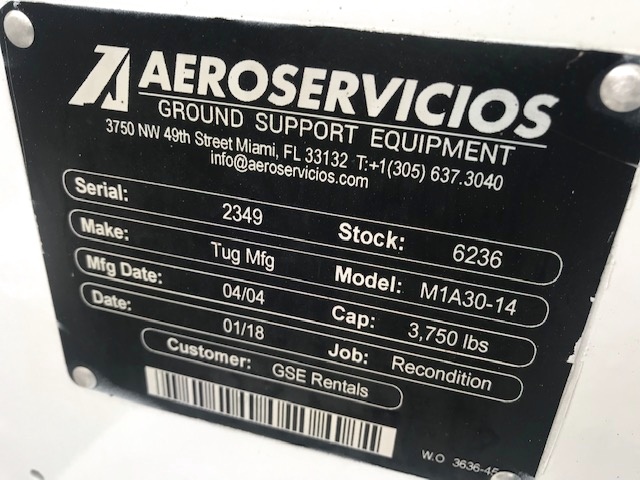 Baggage Tractor Tug M1A30-14