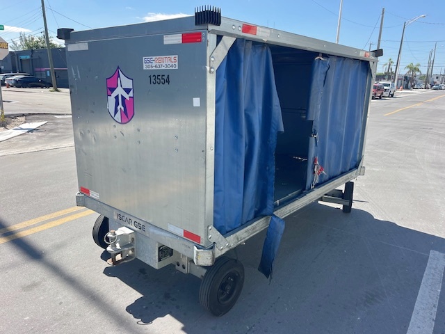 Baggage Carts Closed Iscar BCL-8 Galvanized 2023