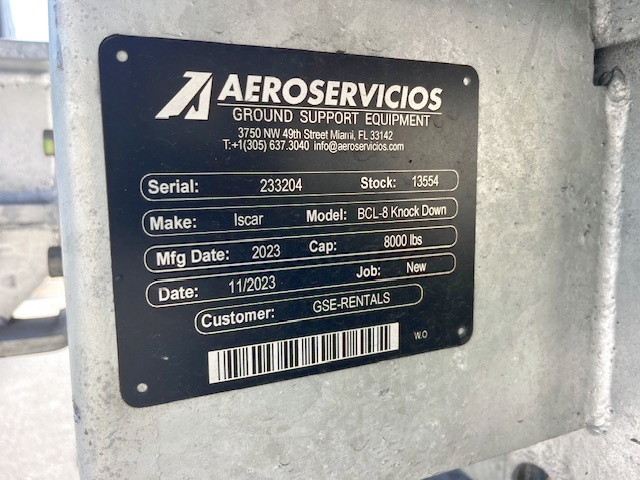 Baggage Carts Closed Iscar BCL-8 Galvanized 2023