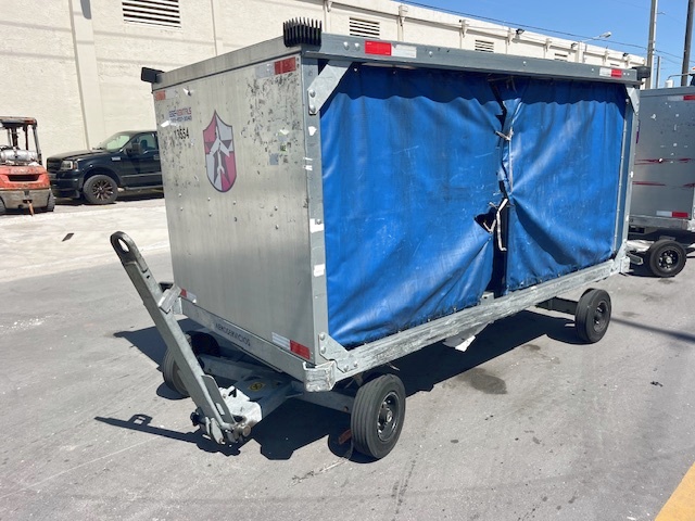 Baggage Carts Closed Iscar BCL-8 Galvanized 2023