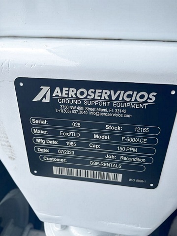 Air Start Unit Ford/TLD F-600/ACE 600-1150