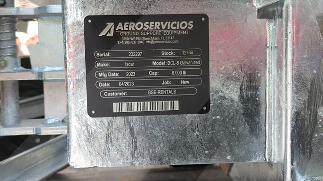 Baggage Carts Closed Iscar BCL-8 Galvanized 2023