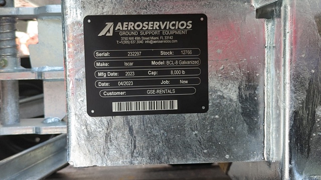 Baggage Carts Closed Iscar BCL-8 Galvanized 2023