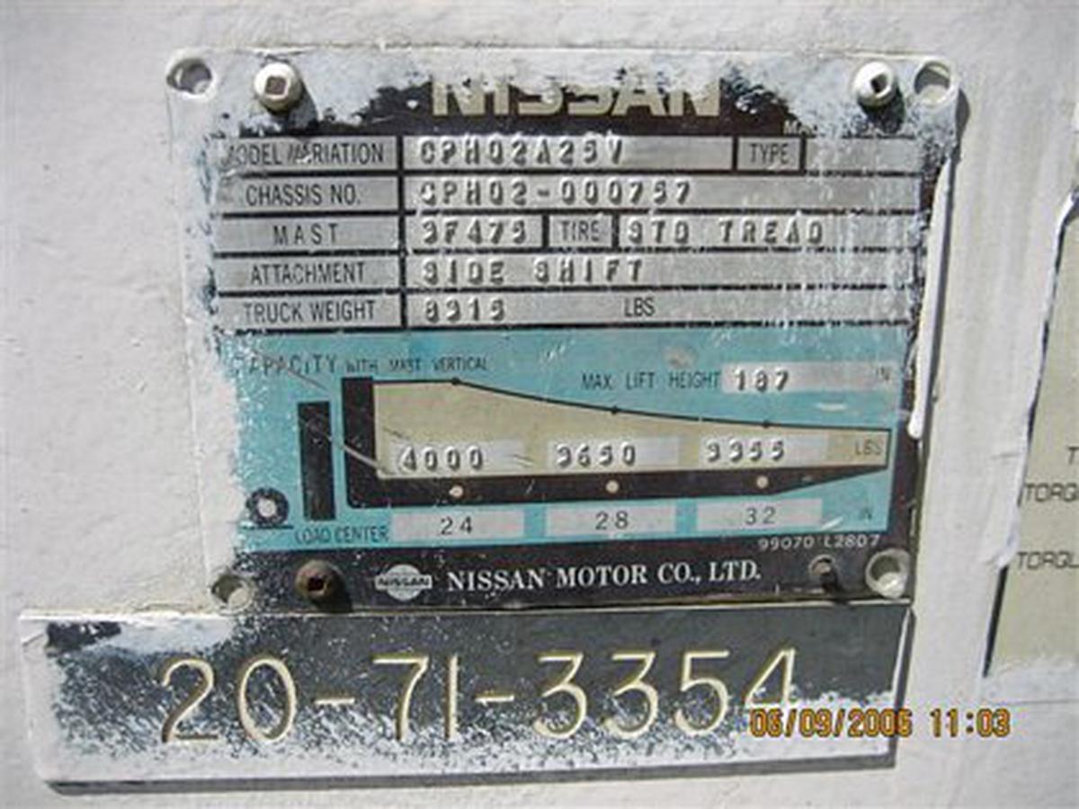 1987 Nissan CPH02A25V