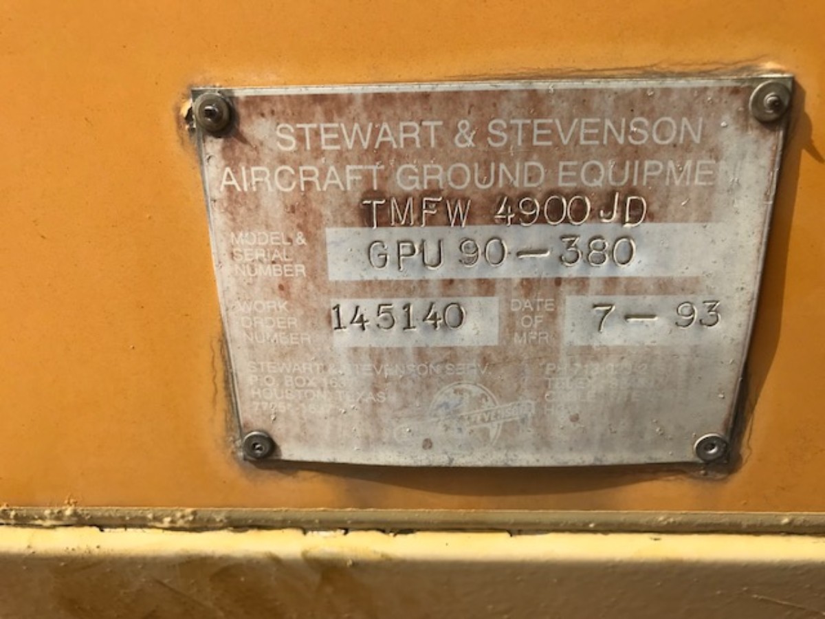 Ground Power Unit S&S TMFW-4900 JD