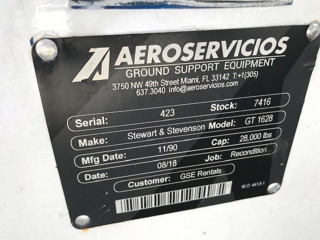 Push Back Tractor S&S GT-1628