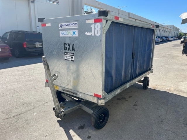 Baggage Carts Closed Iscar BCL-8 Galvanized 2021