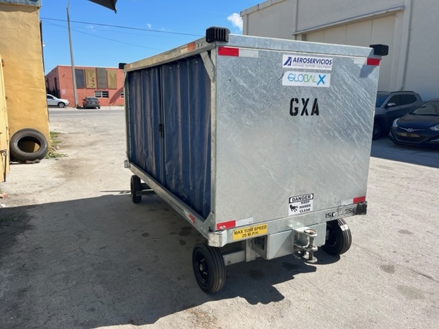 Baggage Carts Closed Iscar BCL-8 Galvanized 2021