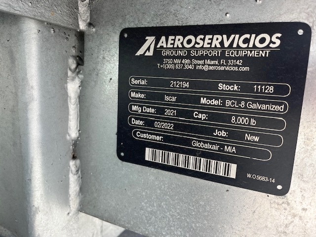 Baggage Carts Closed Iscar BCL-8 Galvanized 2021