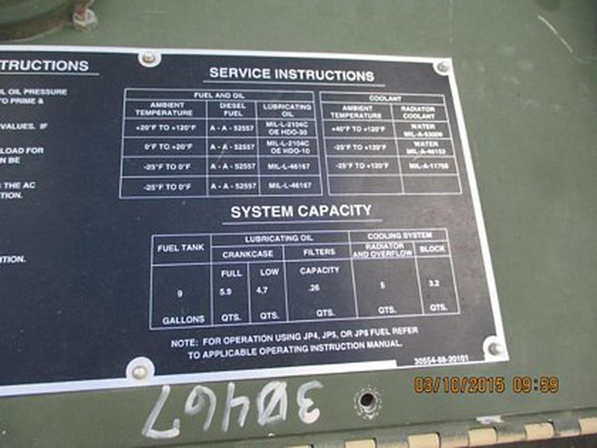 Generator Fermont MEP-803A