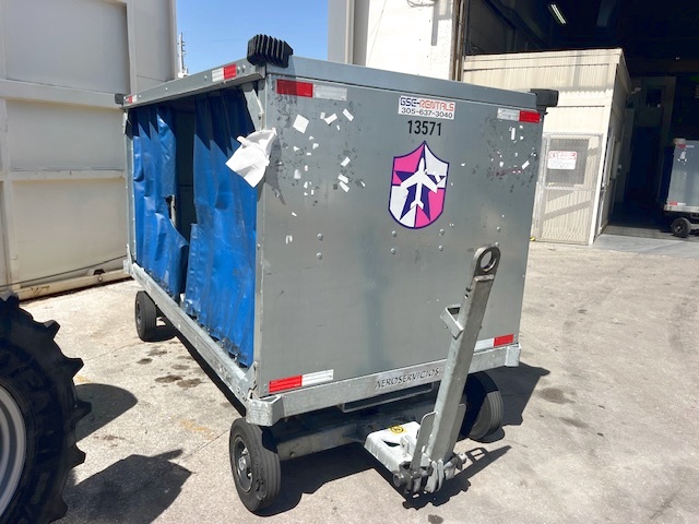 Baggage Carts Closed Iscar BCL-8 Galvanized 2023