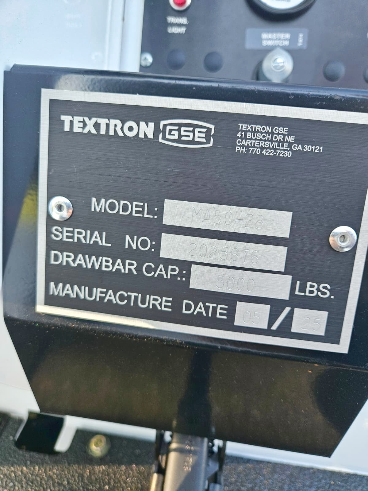 Baggage Tractor Tug MA50-28 2025