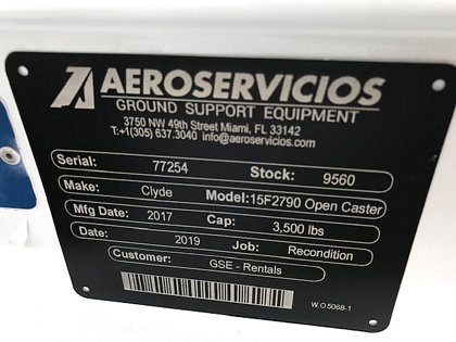 2017 LD3 Clyde 15F2790- Open Caster