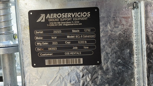 Baggage Carts Closed Iscar BCL-8 Galvanized 2023