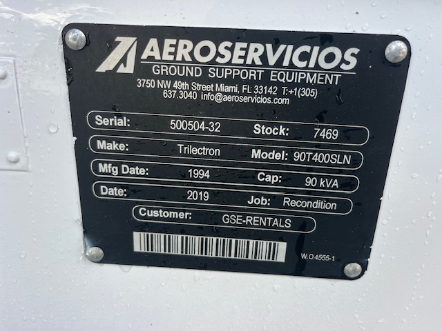 Ground Power Unit Trilectron 90T400SLN - 90 kVA