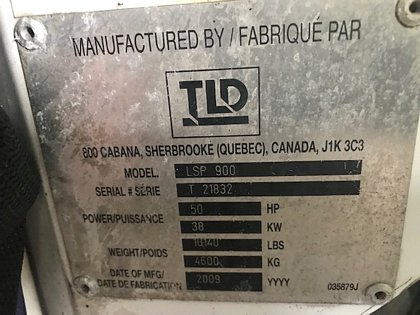 Lavatory Truck TLD LSP-900 - 900 gl