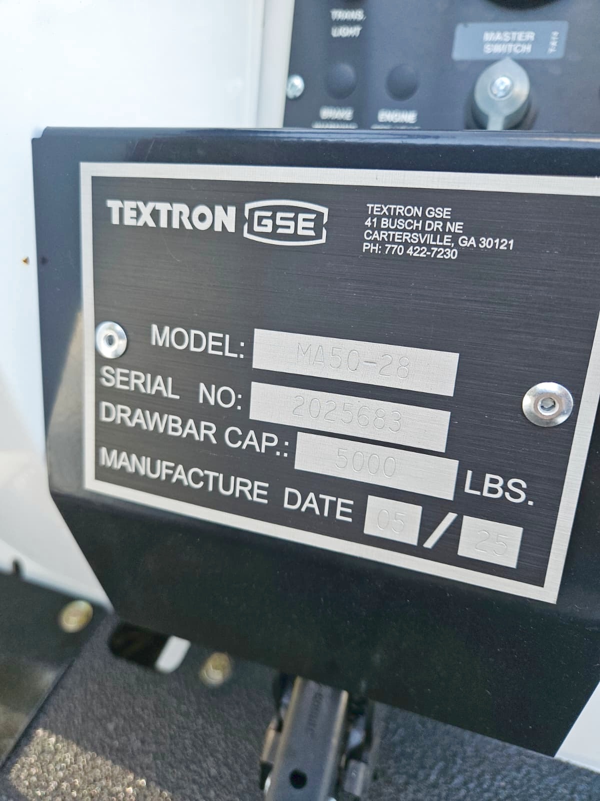 Baggage Tractor Tug MA50-28 2025