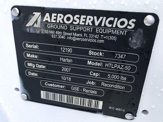 Baggage Tractor Harlan HTLPAZ-50