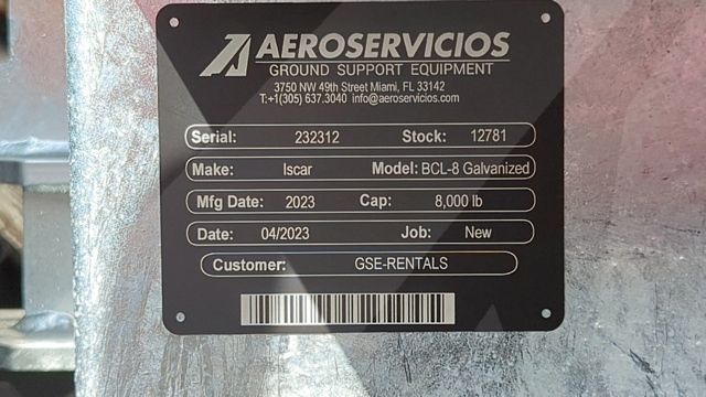 Baggage Carts Closed Iscar BCL-8 Galvanized 2023