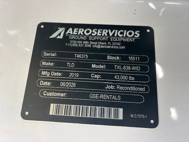 Cargo Loader TLD TXL-838 Wide