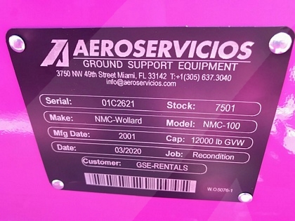 Push Back Tractor NMC-Wollard NMC-100