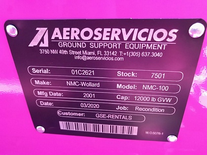 Push Back Tractor NMC-Wollard NMC-100