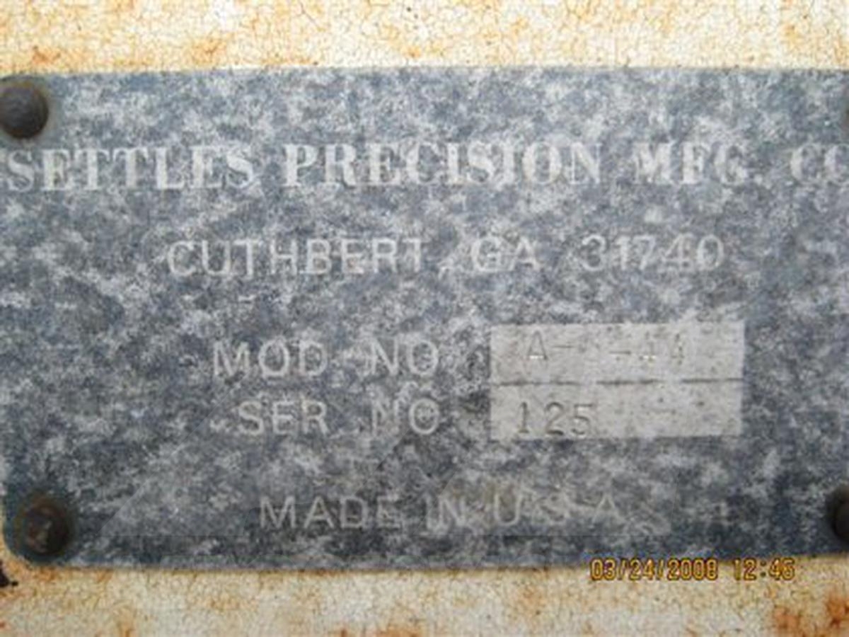 Tow Bar Settles Precision Mfg. A-3-44 No-head