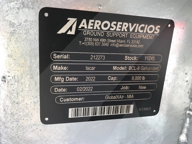 Baggage Carts Closed Iscar BCL-8 Galvanized 2022