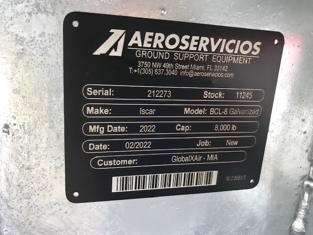 Baggage Carts Closed Iscar BCL-8 Galvanized 2022