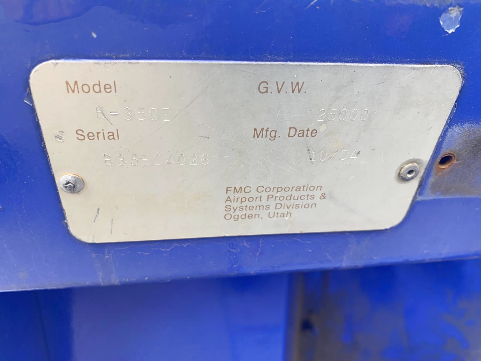 Push Back Tractor FMC B350E