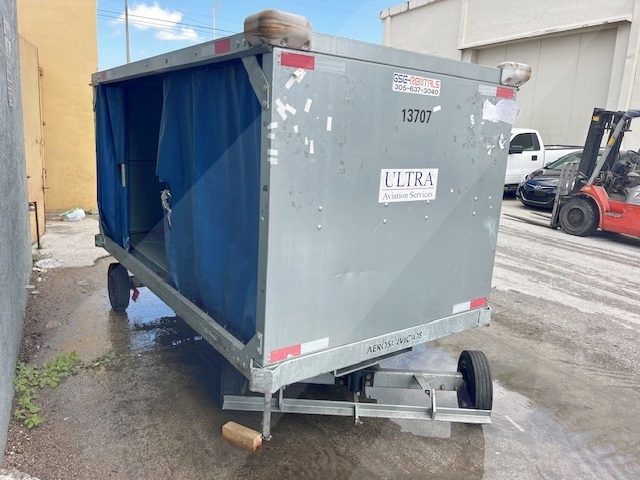 Baggage Carts Closed Iscar BCL-8 Galvanized 2023