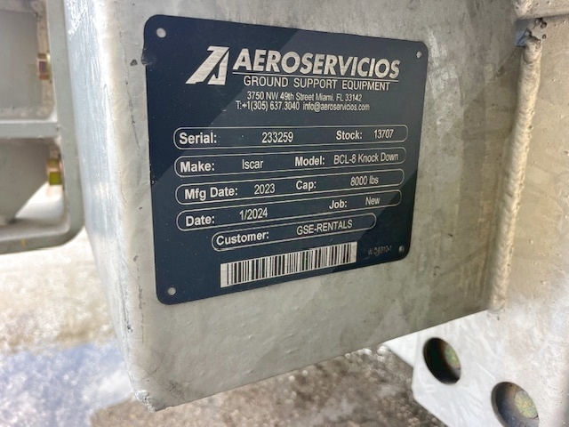 Baggage Carts Closed Iscar BCL-8 Galvanized 2023