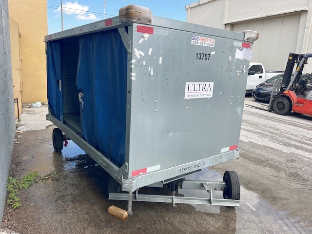 Baggage Carts Closed Iscar BCL-8 Galvanized 2023