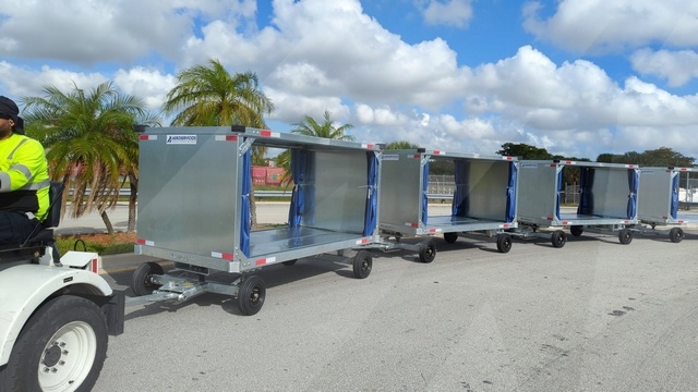 Baggage Carts Closed Iscar BCL-8 Galvanized 2022