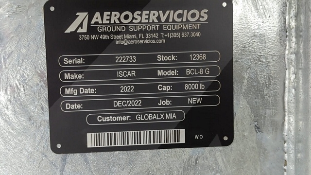 Baggage Carts Closed Iscar BCL-8 Galvanized 2022