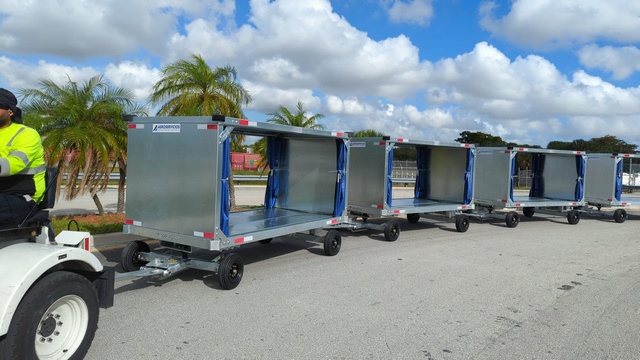 Baggage Carts Closed Iscar BCL-8 Galvanized 2022