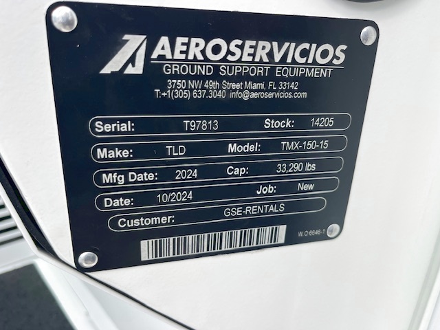 Push Back Tractor TLD TMX-150-15 Tier 4F