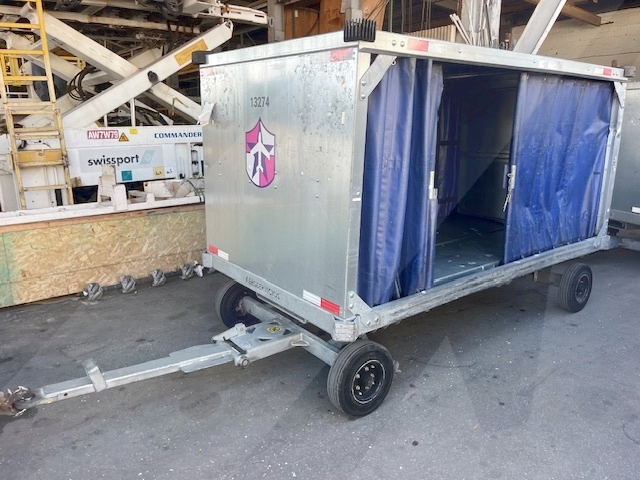 Baggage Carts Closed Iscar BCL-8 Galvanized 2023